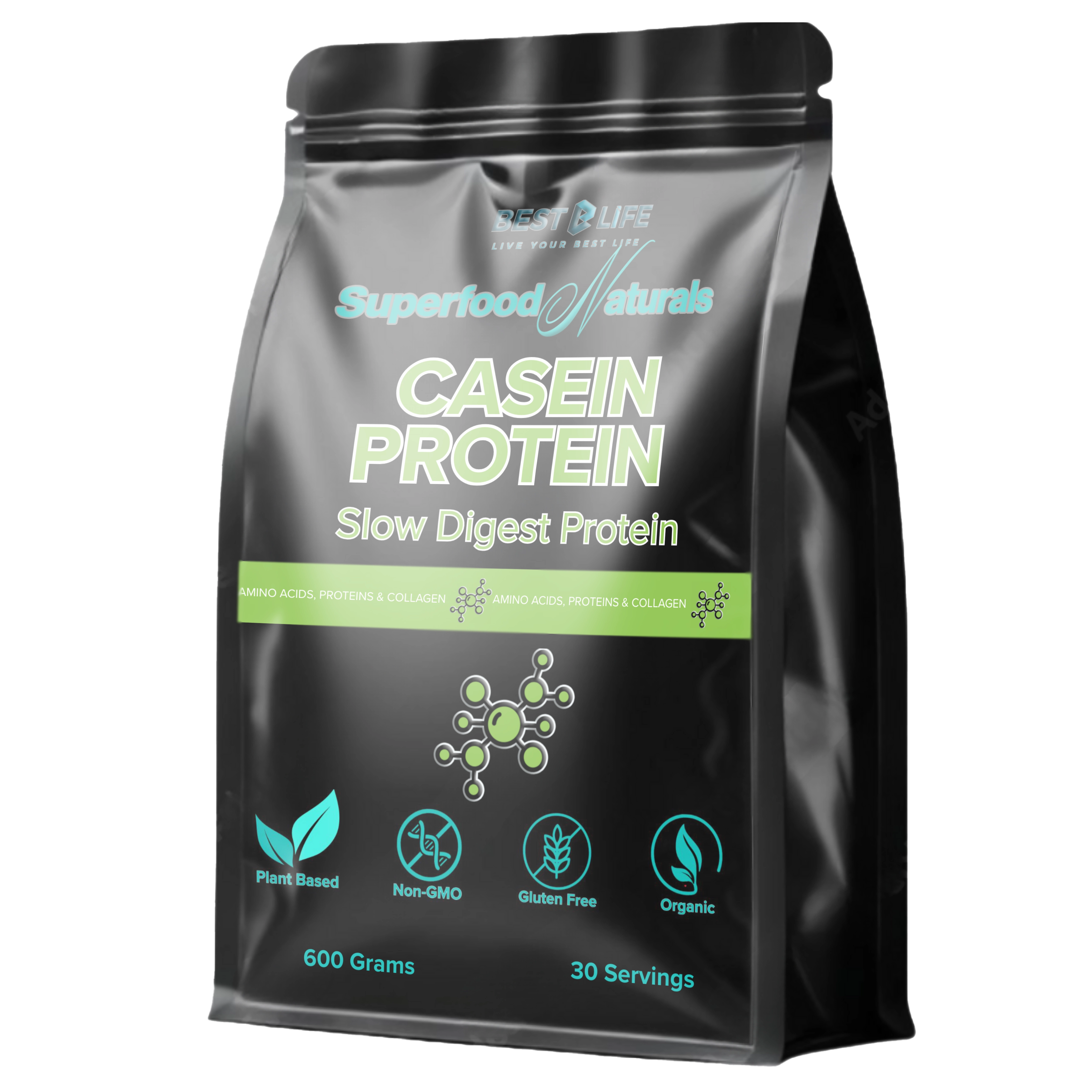 Casein Protein (600 Gram SuperFood Natural)