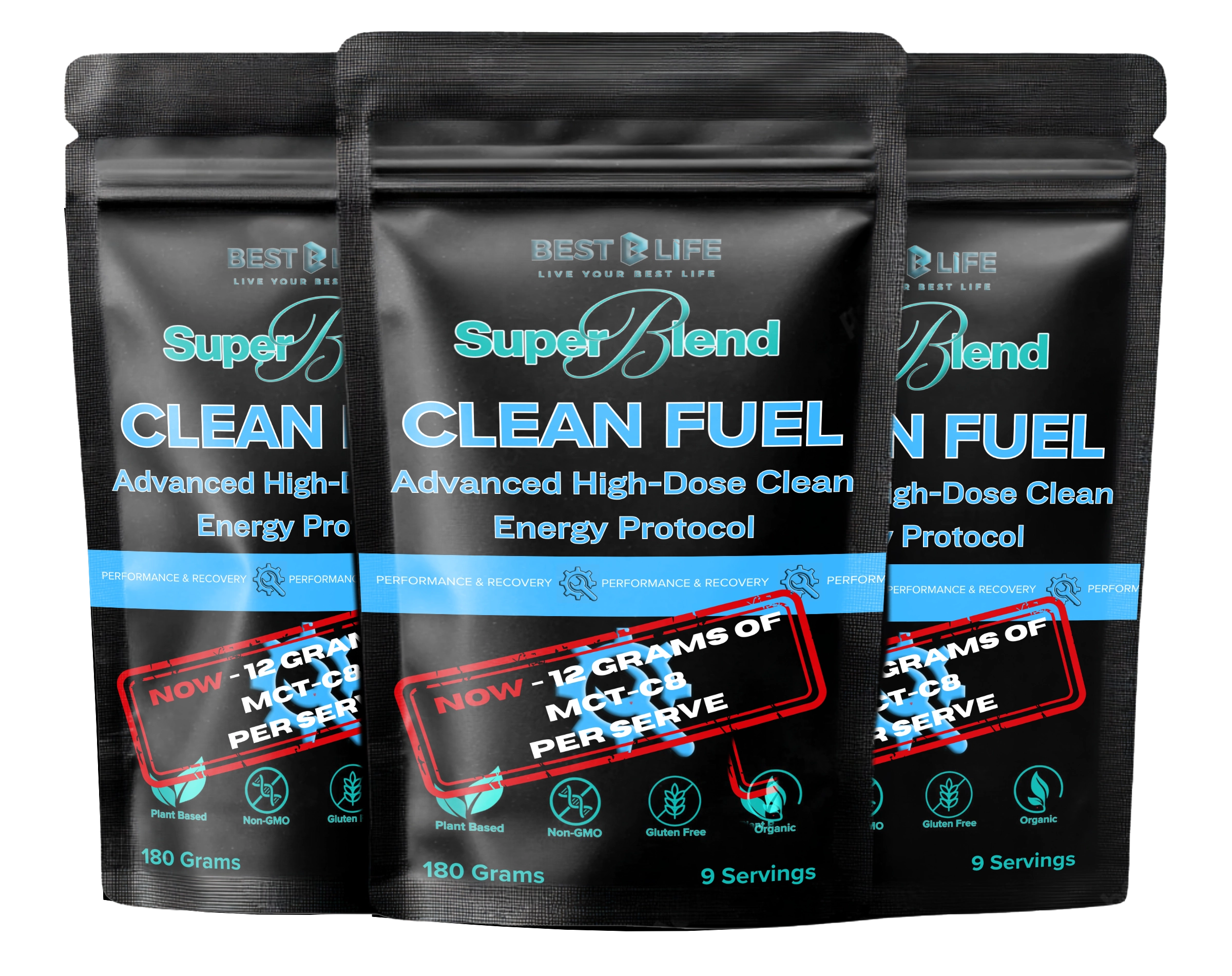 Clean Fuel: Clean Energy Protocol (100 Gram SuperBlend - 3-PACK)