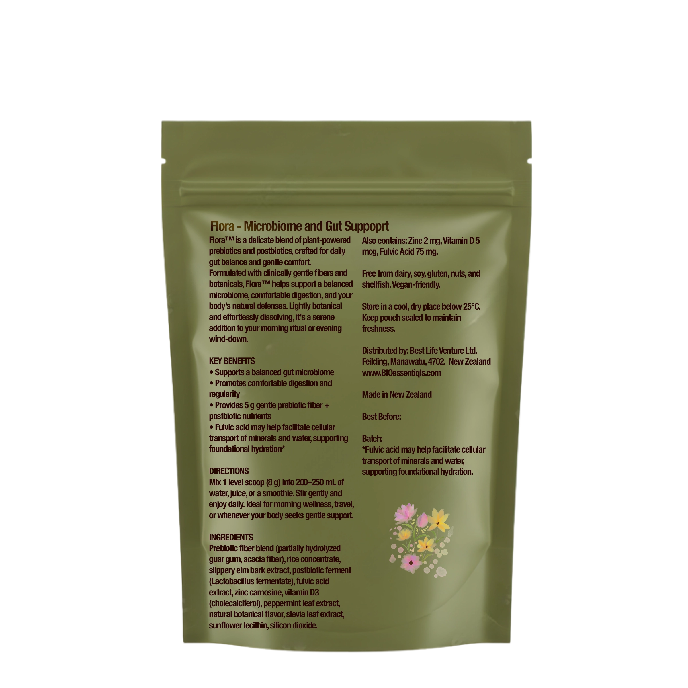 Flora - Microbiome and Gut Suppoprt