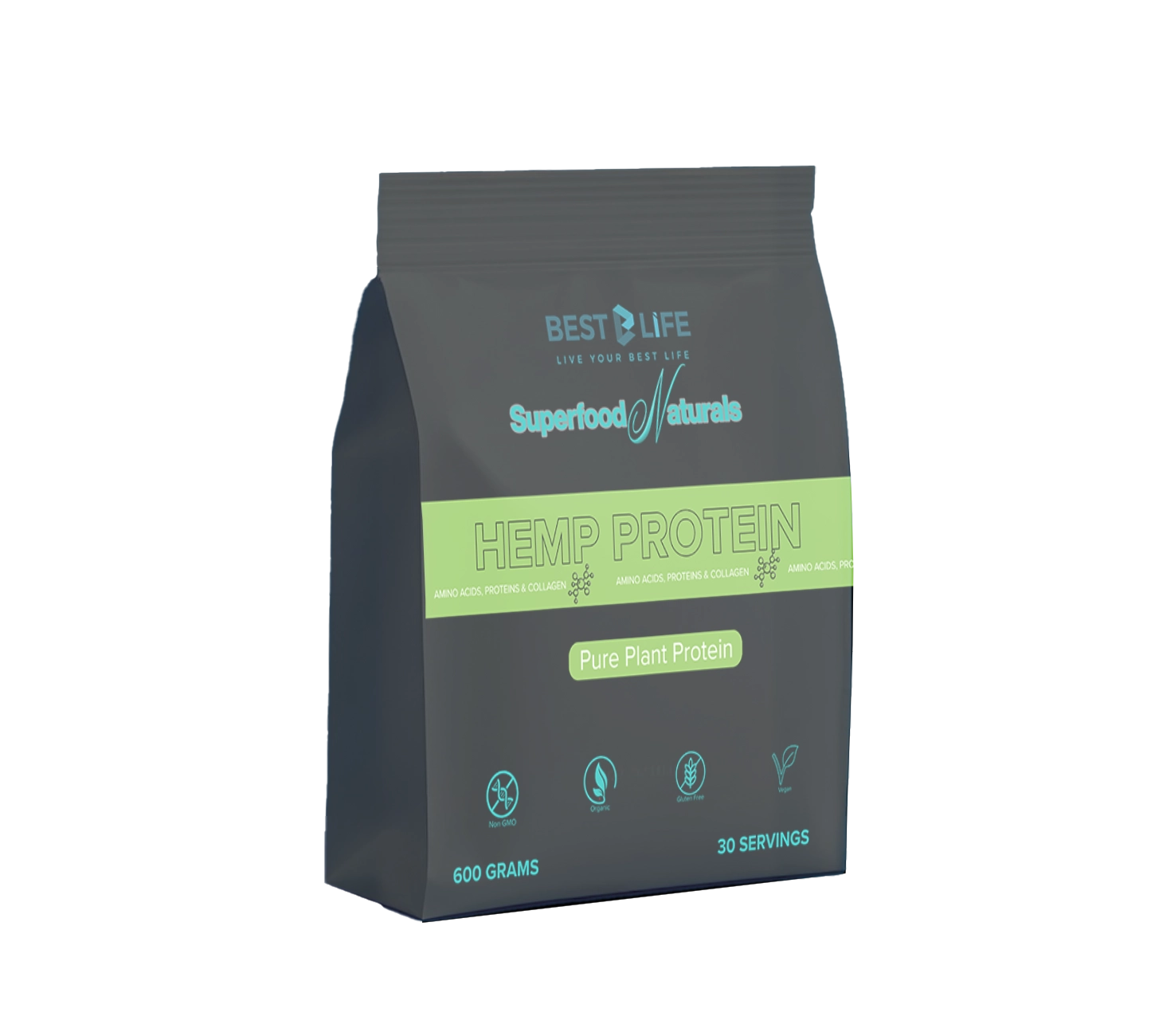 Hemp Protein (600 Gram SuperFood Natural)