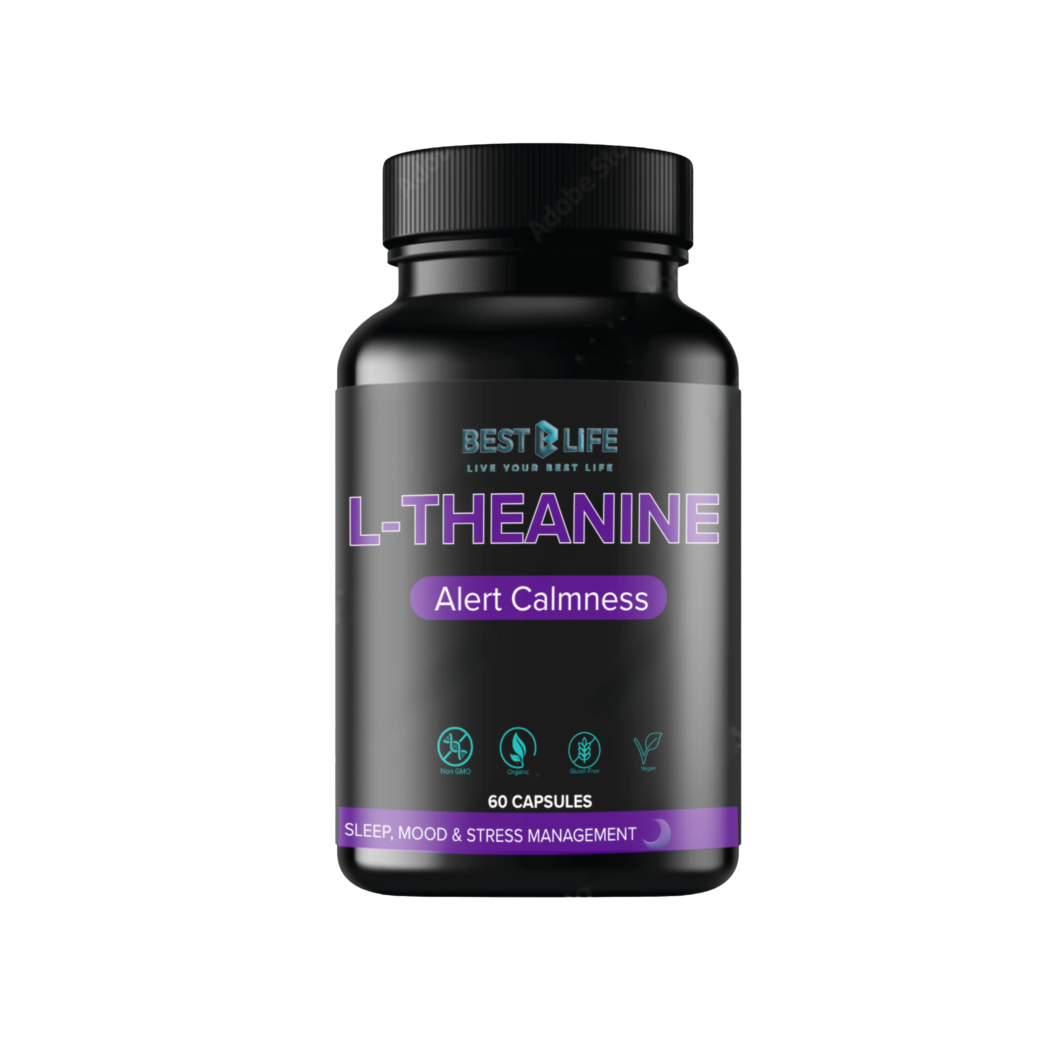 L-Theanine Calm Focus Stabiliser (60 Capsule 200mg)