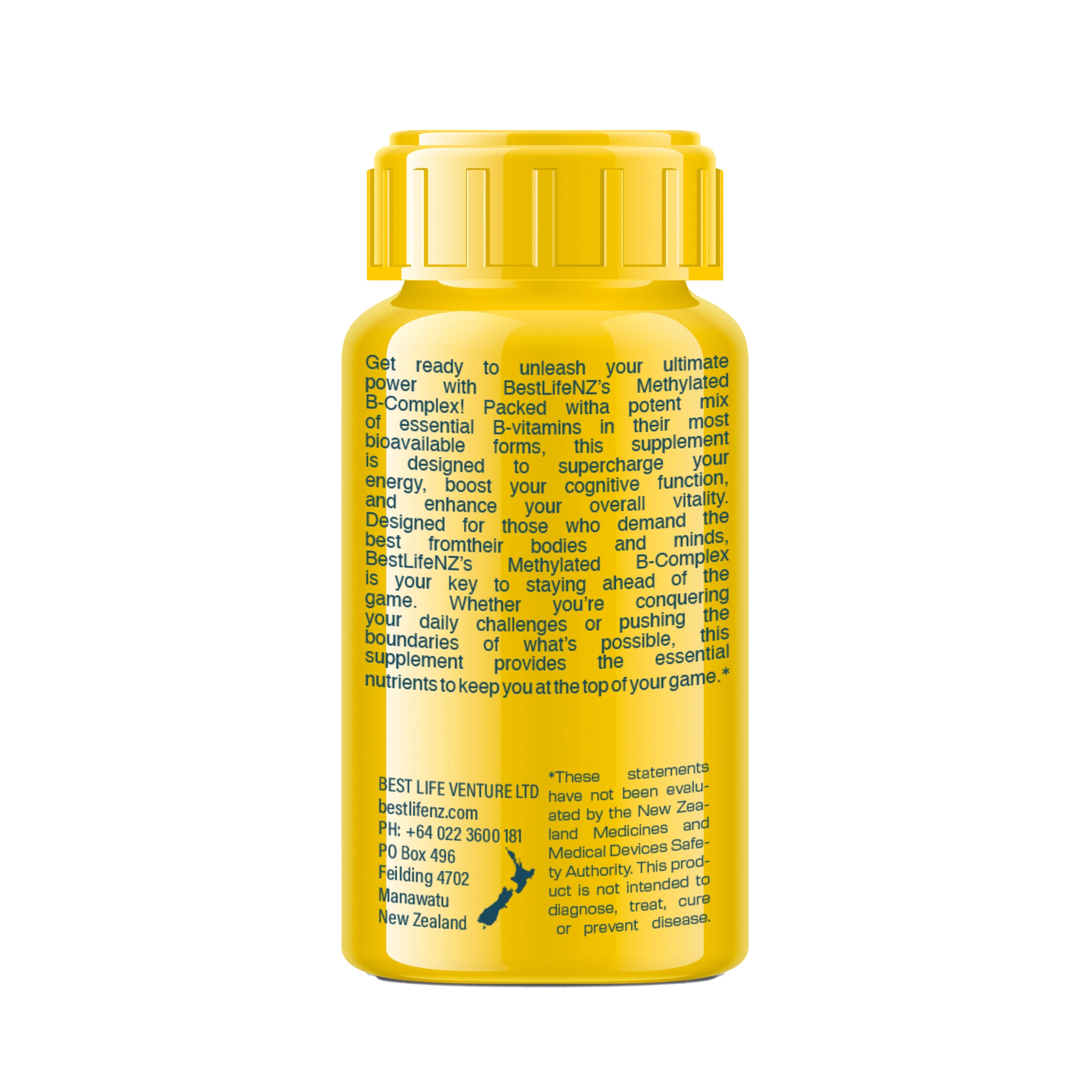 Premium Methylated B-Complex – Energy, Mood & Methylation Support