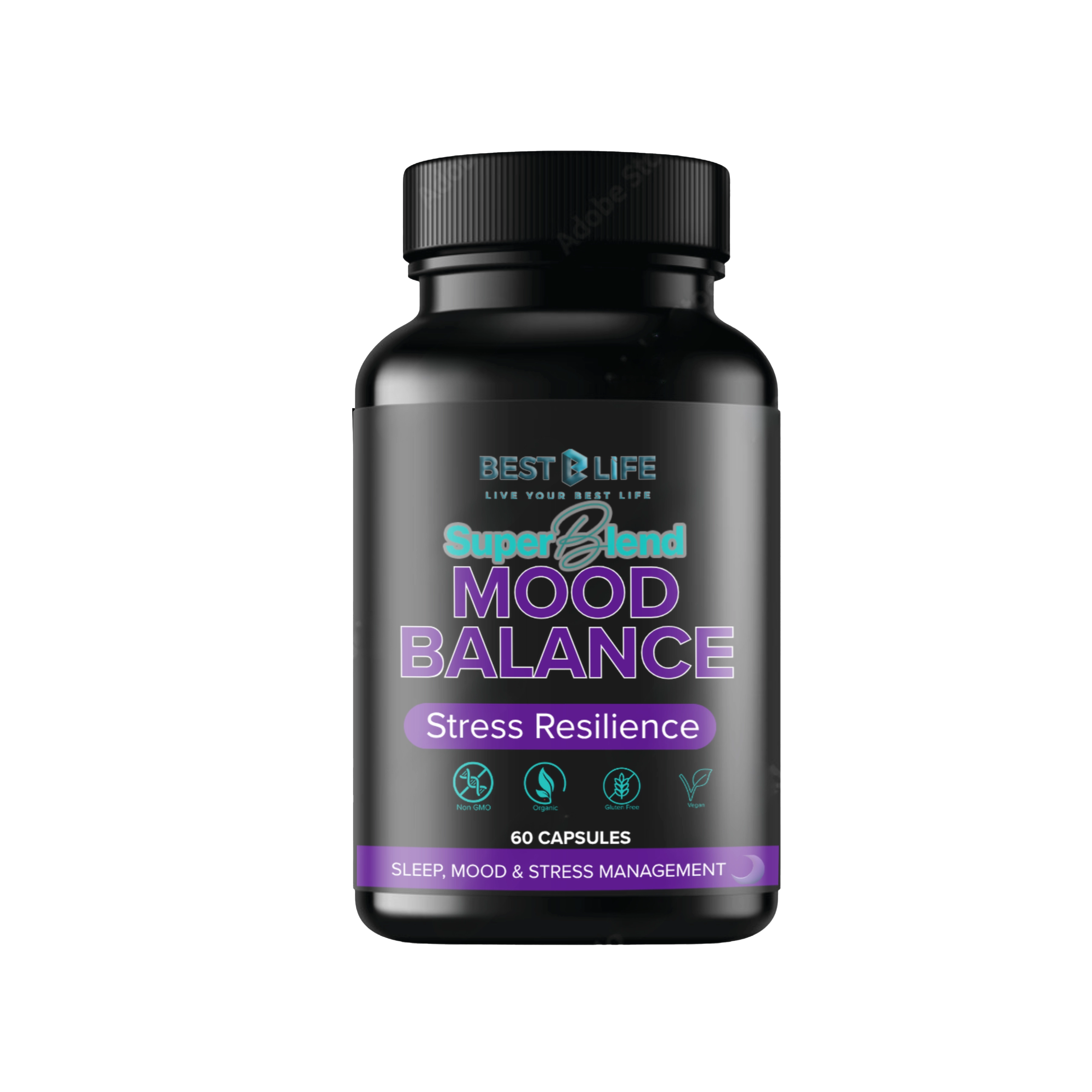 Mood Balance Stress Reduction System (60 Capsule SuperBlend)