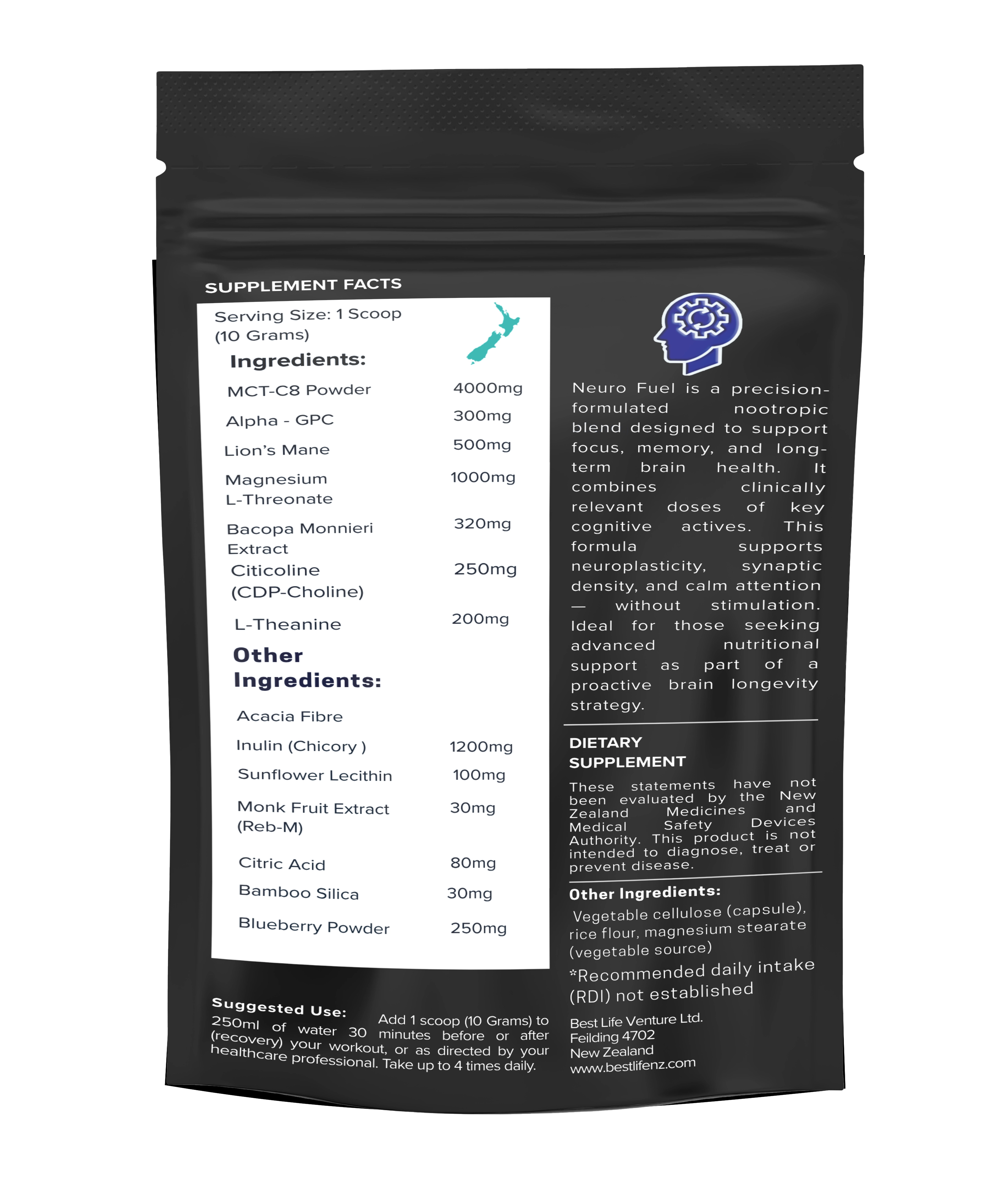 Neuro-FUEL Cognitive Enhancement System (200 Gram SuperBlend)