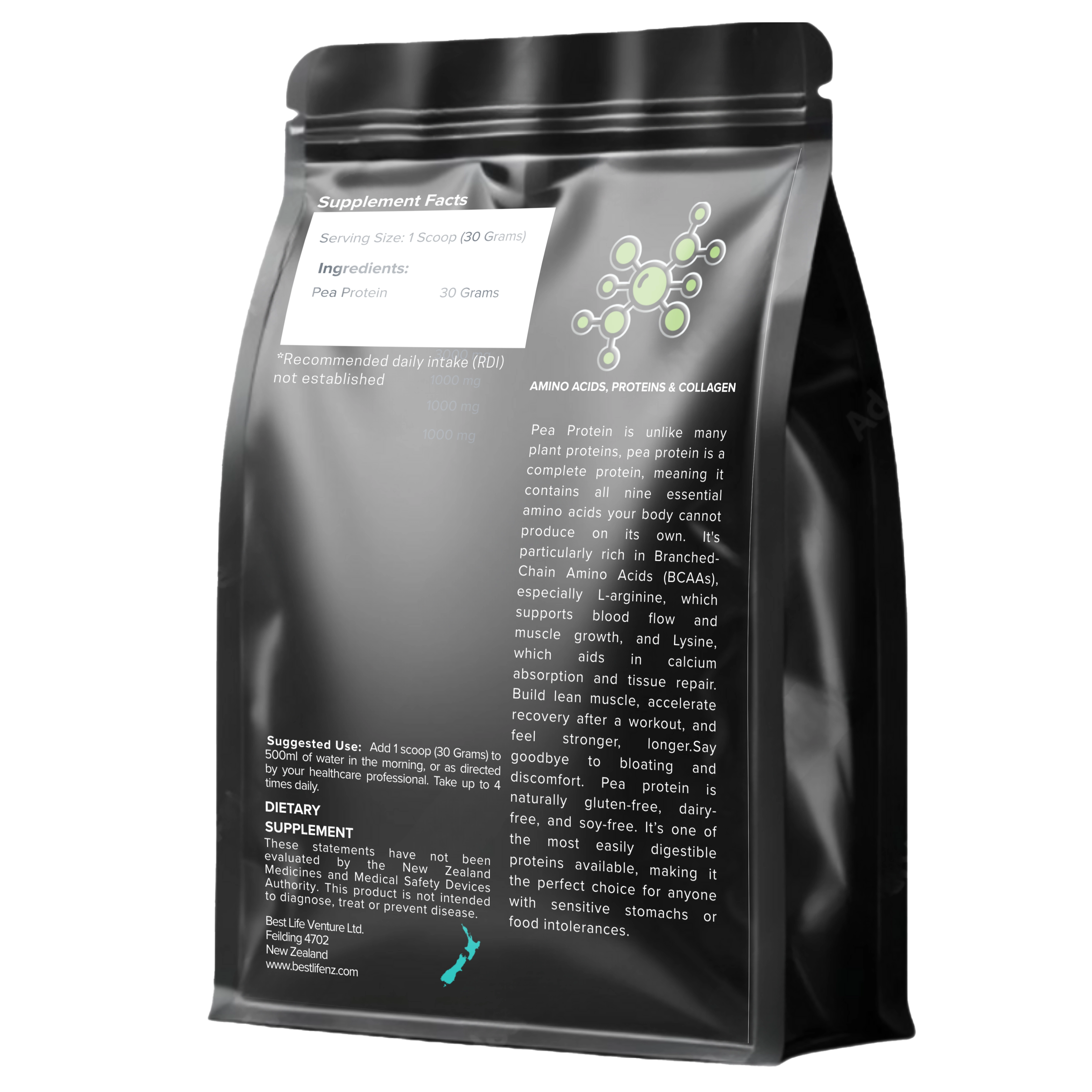 Pea Protein (600 Gram SuperFood Natural)