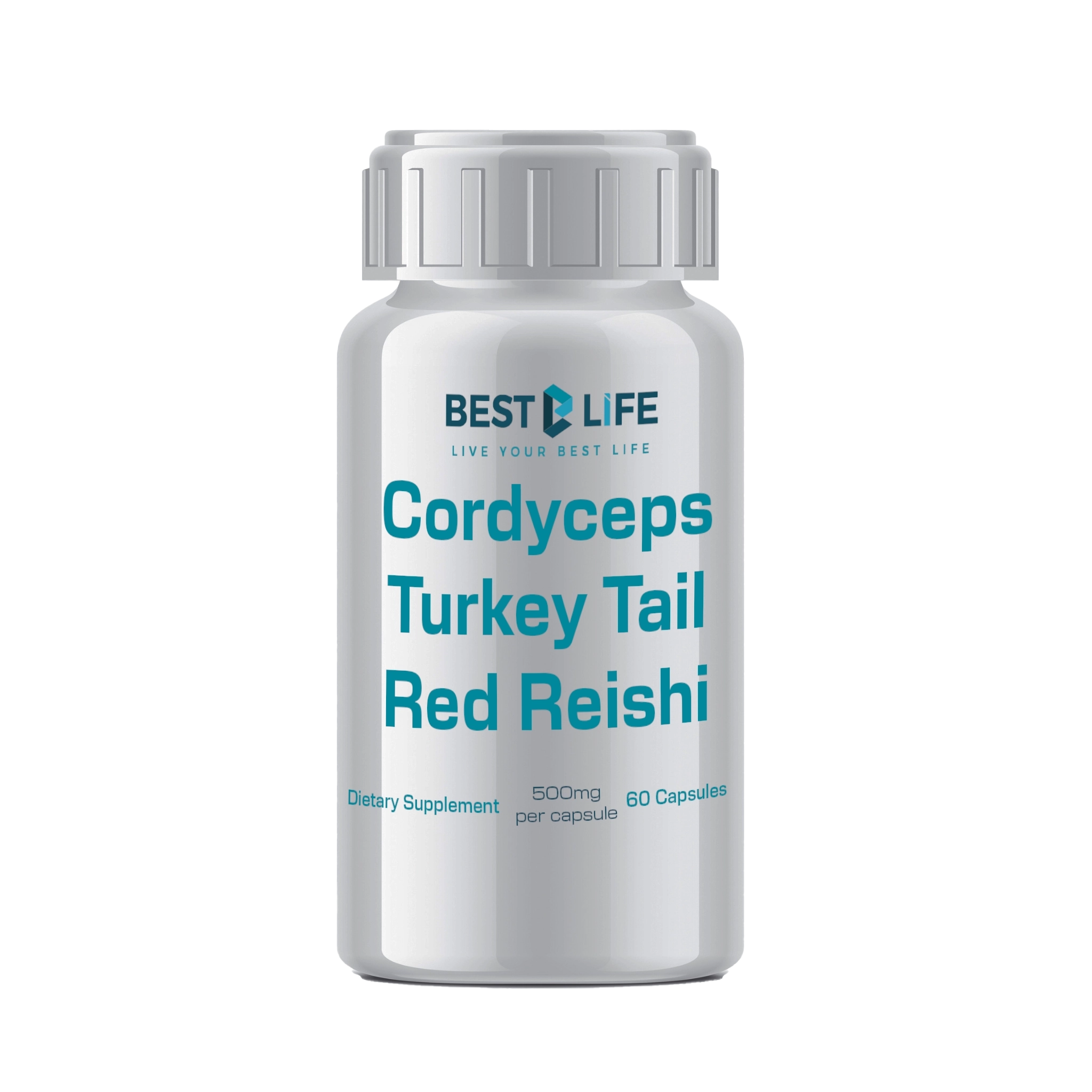 Red Reishi, Cordyceps Militaris and Turkey Tail