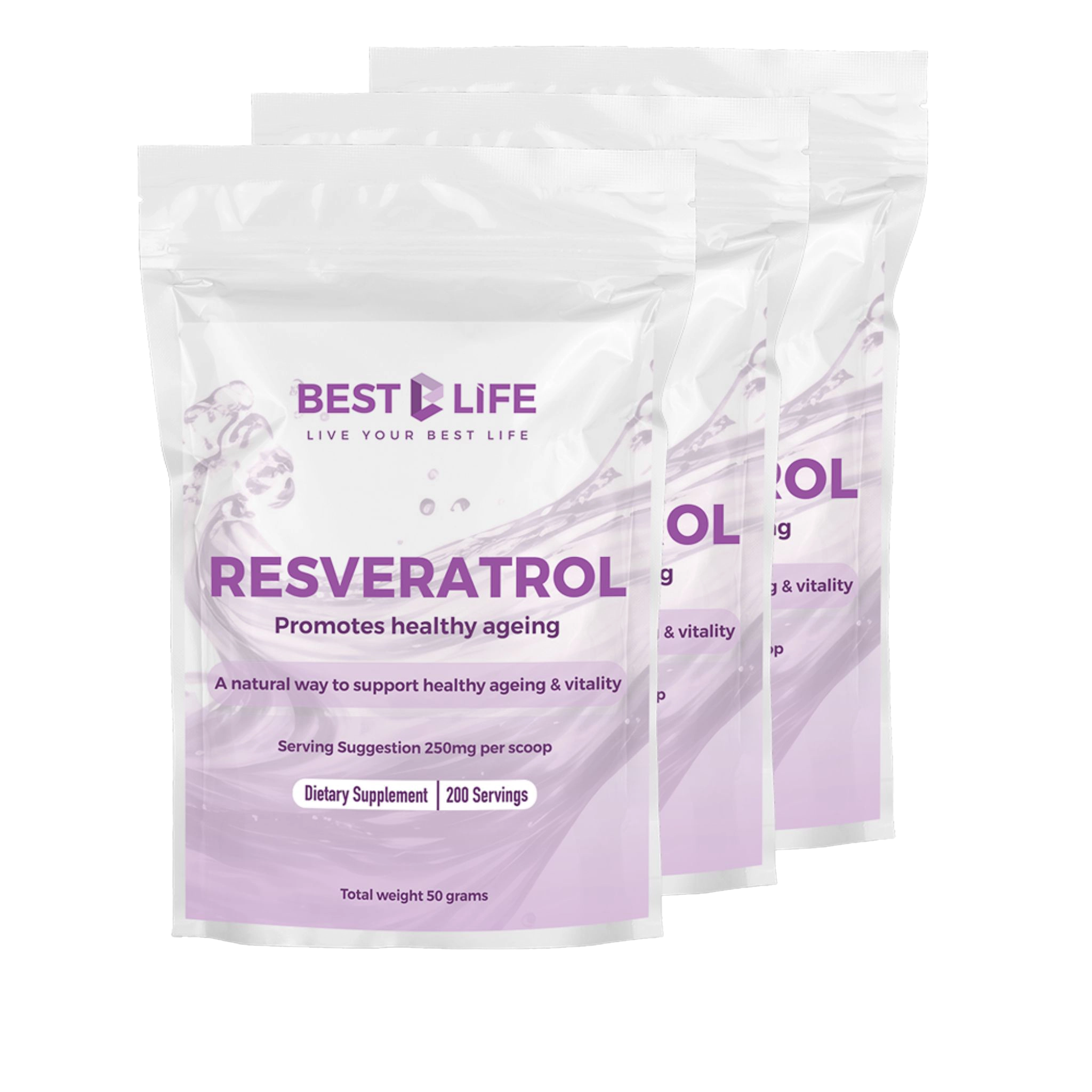 Resveratrol Pouch Bundle of 3
