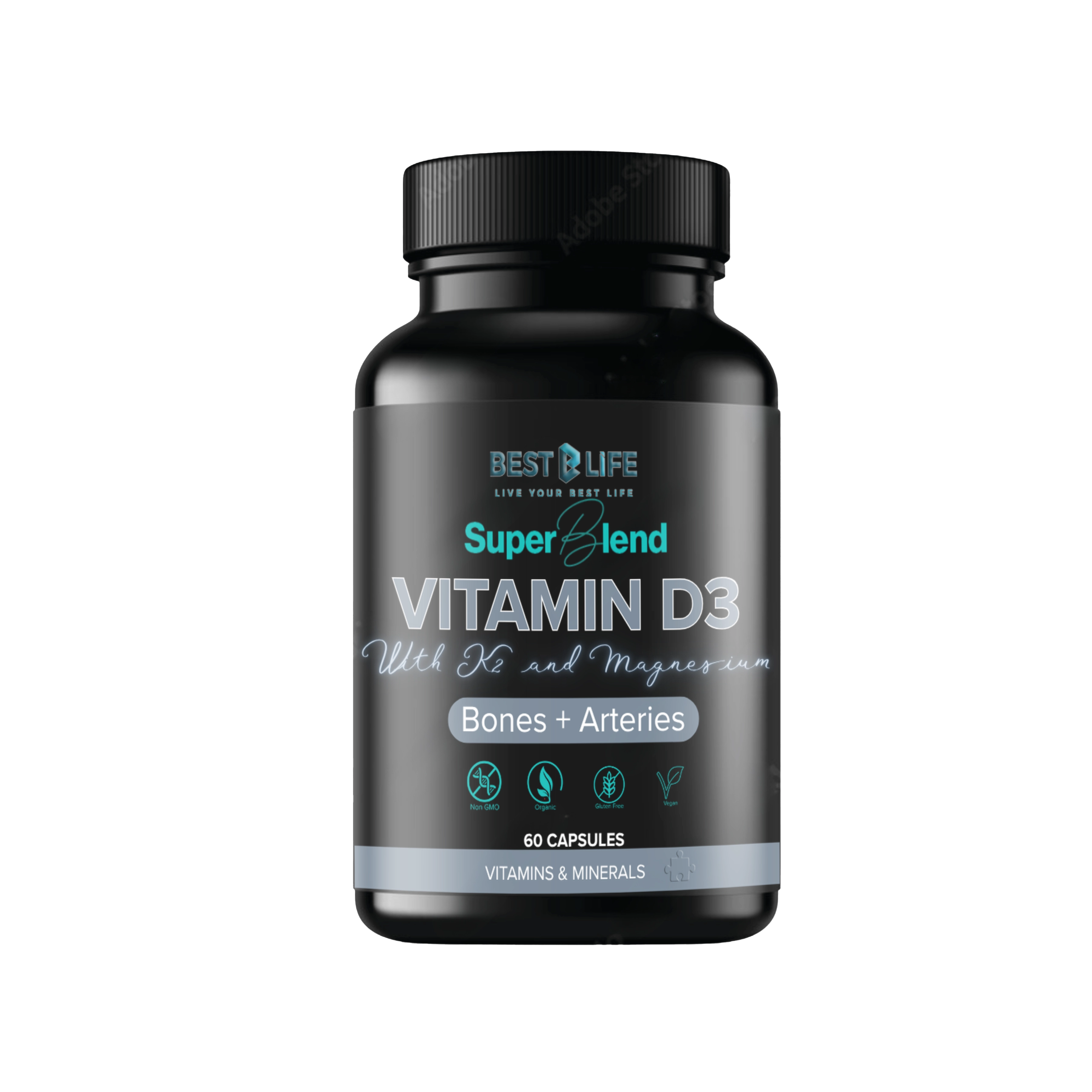 Vitamin D Sunshine Back-up System (60 Capsule SuperBlend)
