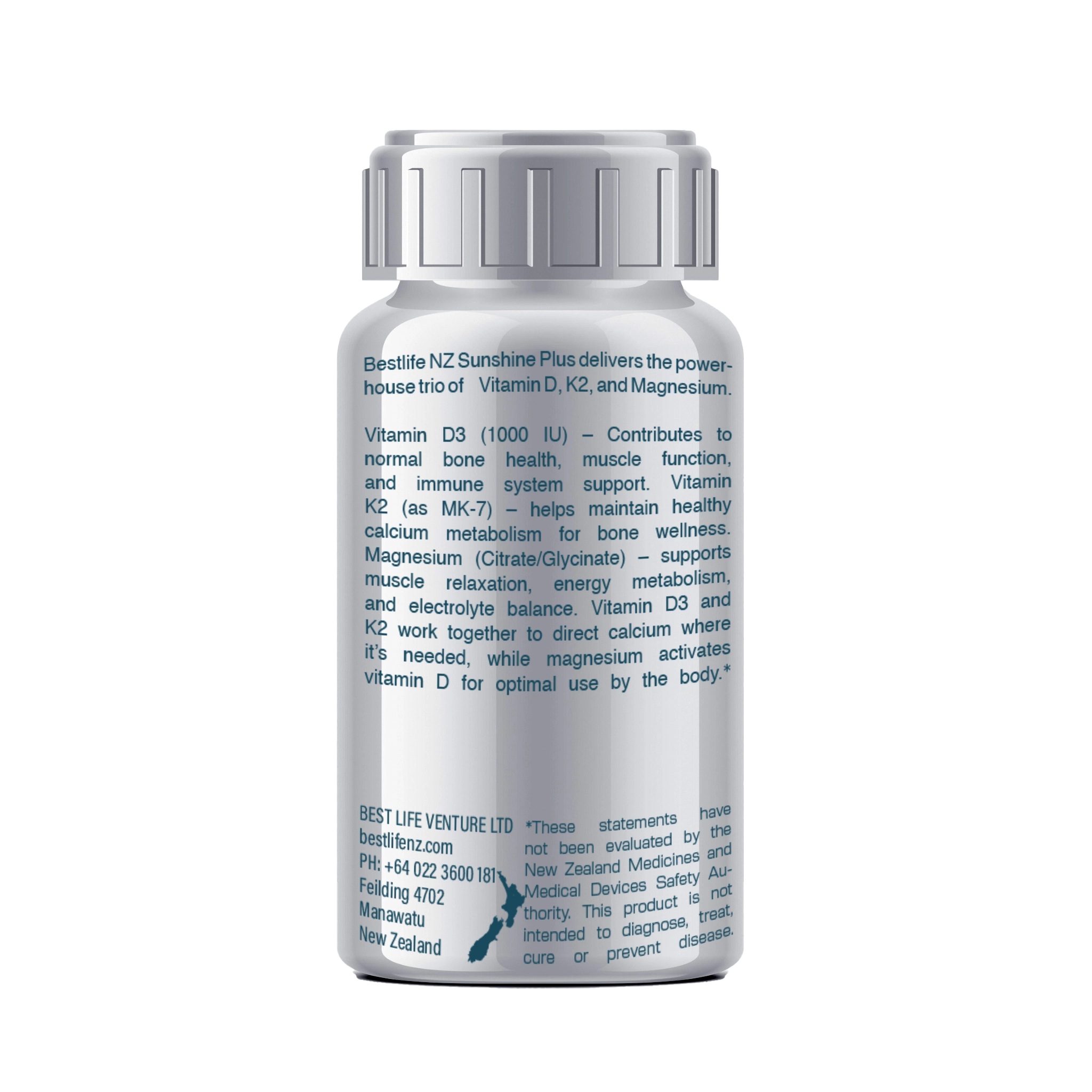 Vitamin D (as D3 cholecalciferol)