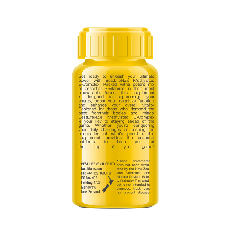 Premium Methylated B-Complex – Energy, Mood & Methylation Support