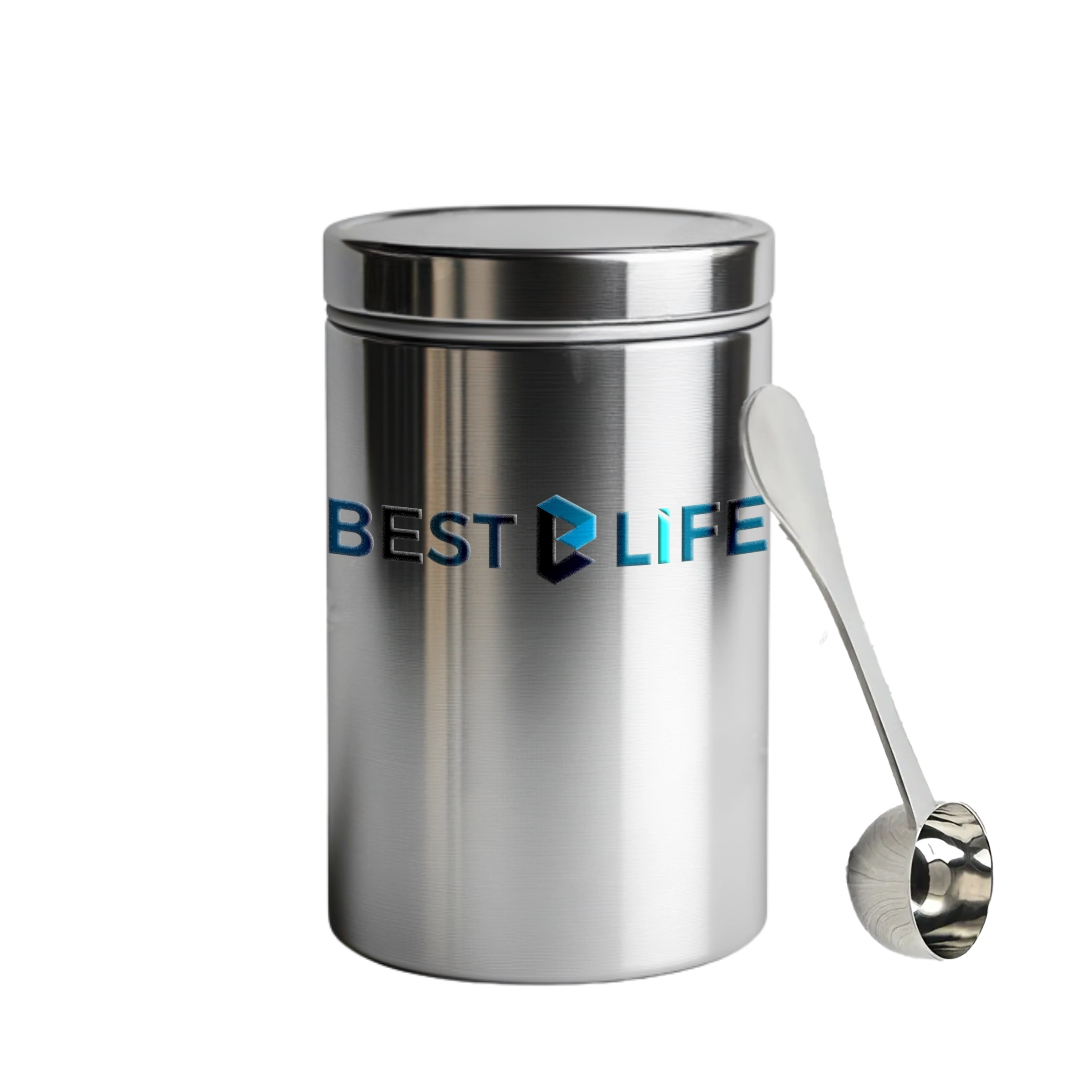 Stainless Canister & Scoop