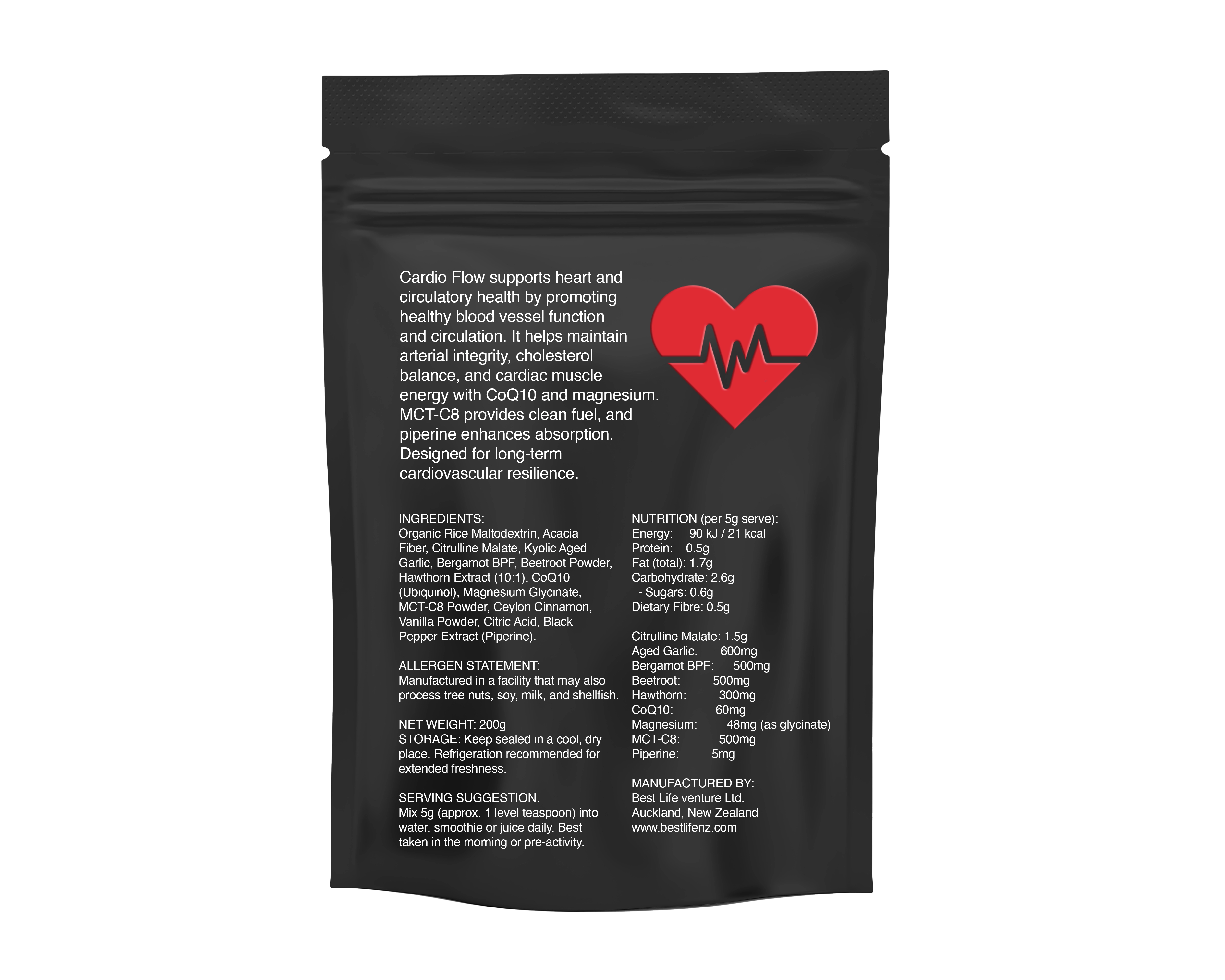 Cardio-FLOW Daily Heart Food Delivery System (200 Gram SuperBlend)