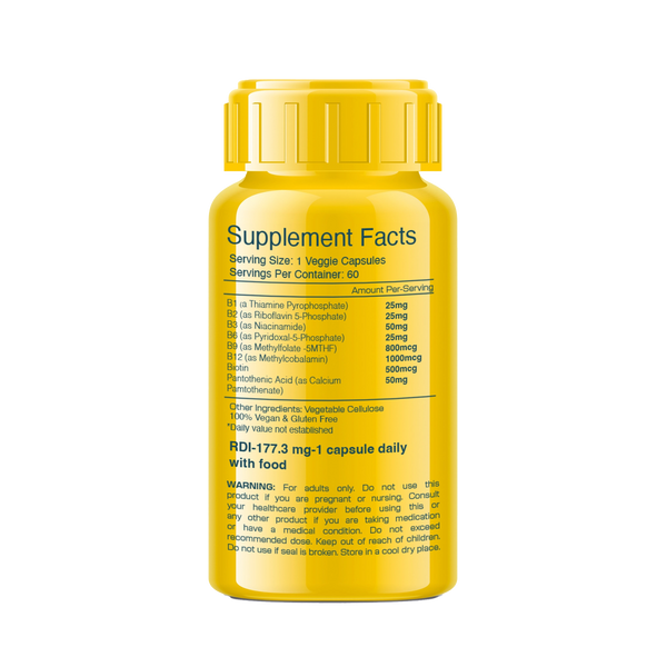 Premium Methylated B-Complex – Energy, Mood & Methylation Support