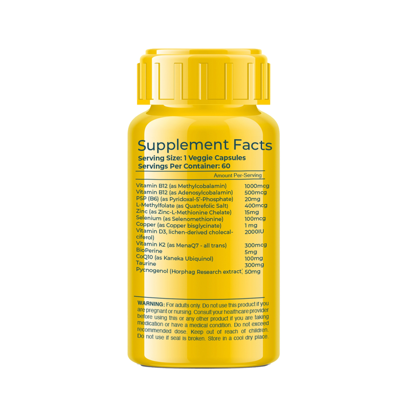Methylated Multi-Vitamin: Heart Health & Circulation