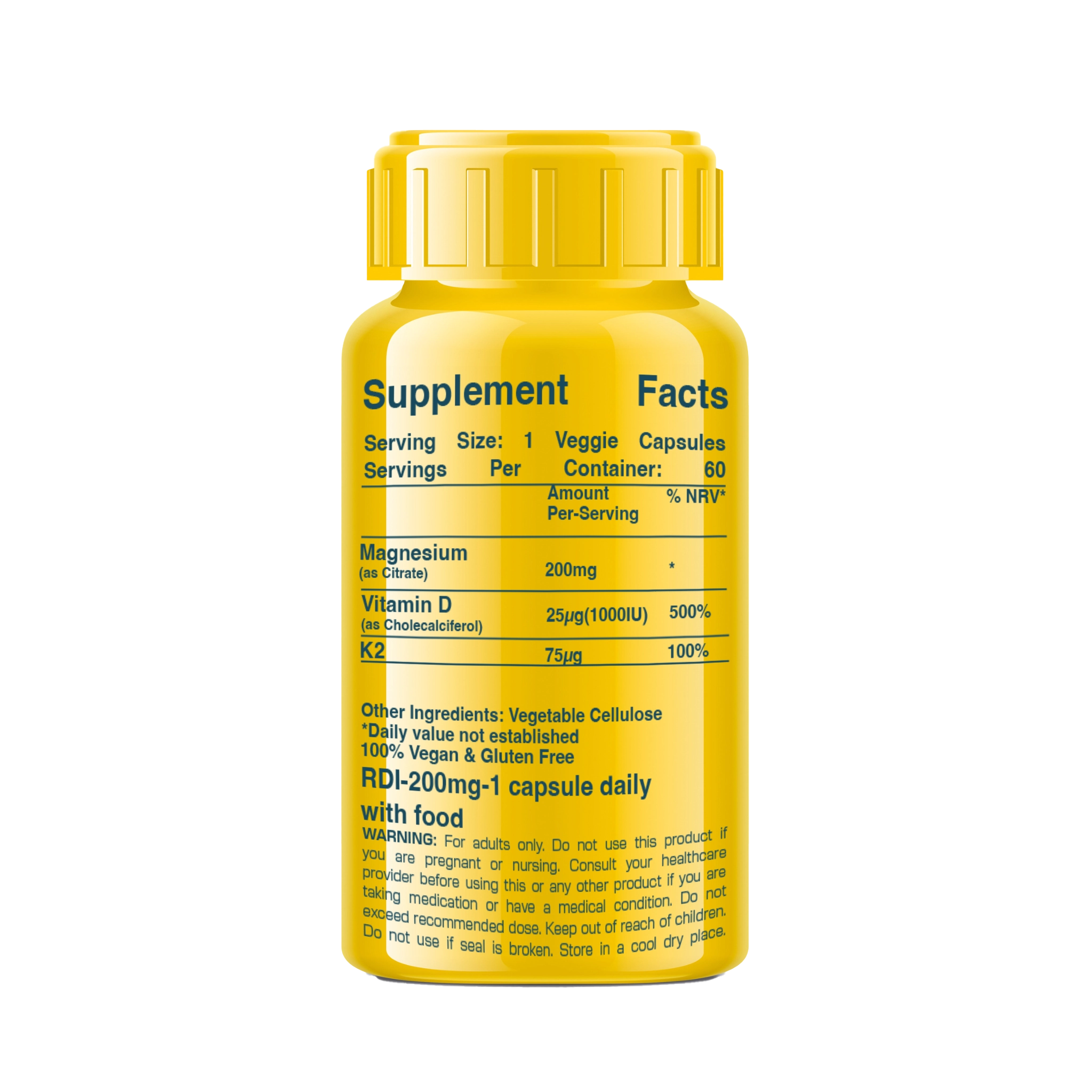 Sunshine Plus – Vitamin D3 25µg (1000iu) K2, and Magnesium