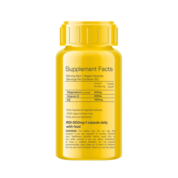 Sunshine Plus – Vitamin D3, K2, and Magnesium