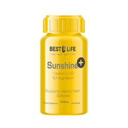 Sunshine Plus – Vitamin D3, K2, and Magnesium