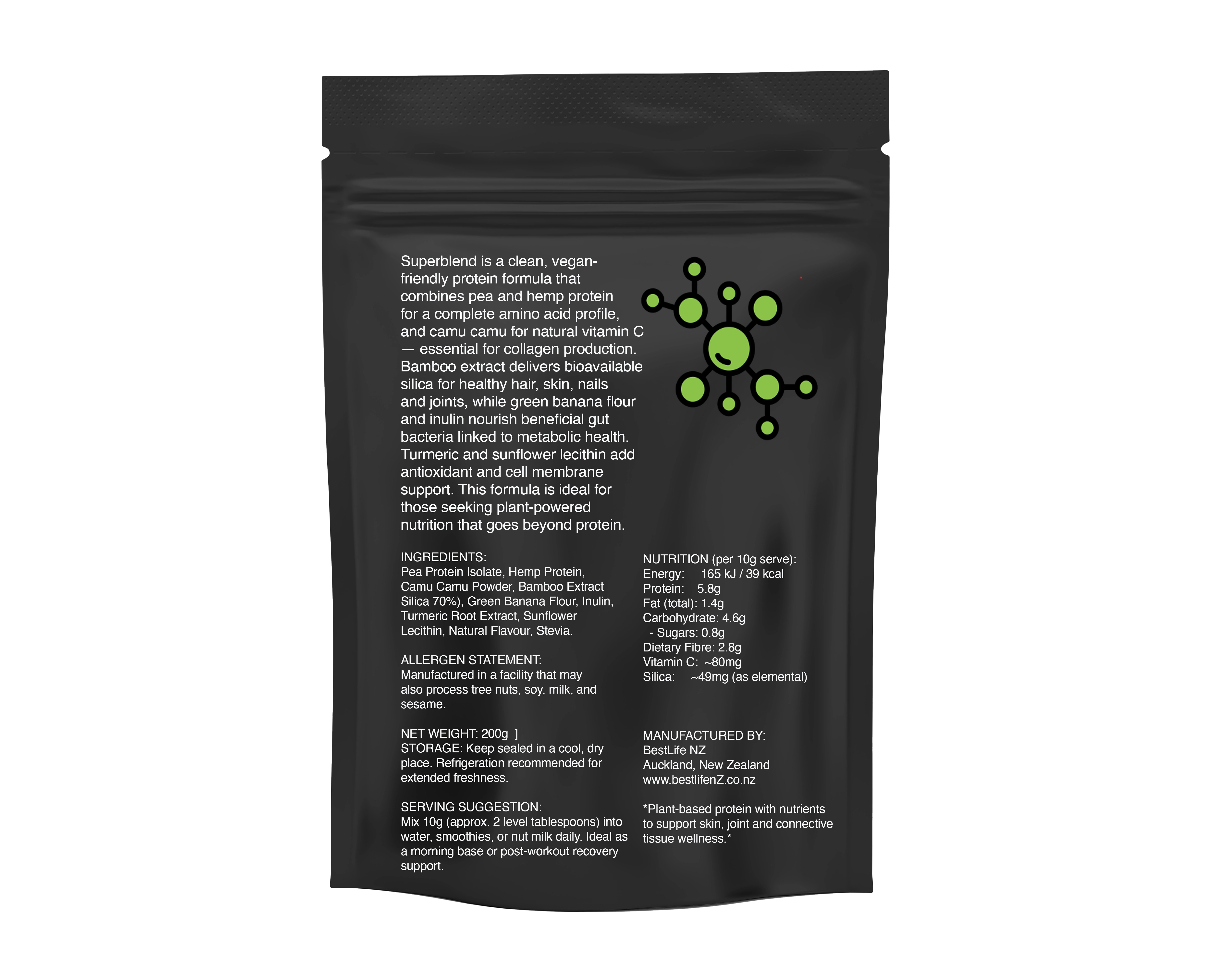 Pure Plant Full-Spectrum Protein Complex (600 Gram Superblend)